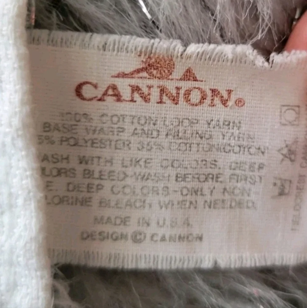 Vintage Cannon Christmas Santa Shower Bath Towel Set Hand Washcloth 1987 Set 3